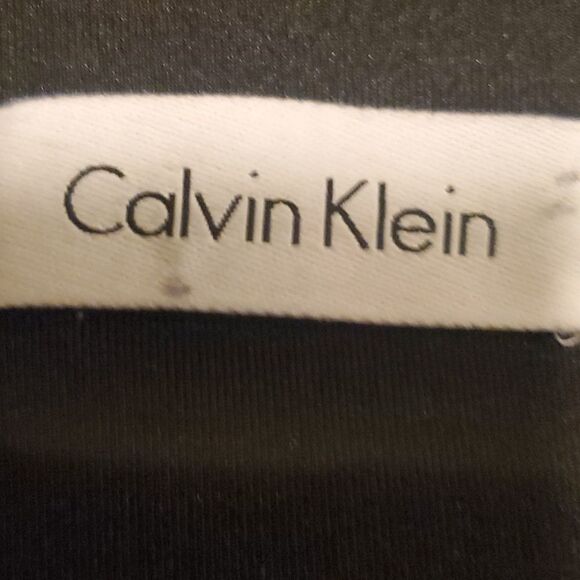 Calvin Klein womens plus size black sheer overlay cocktail maxi dress - Picture 7 of 13